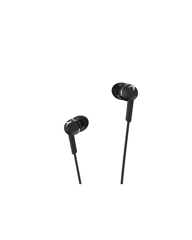 Genius HS-M300 In-Ear Headphones with In-Line Controller and Mic, Black