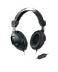 Genius HS-M505X Noise-cancelling Headset with Mic, 3.5mm Connection, Plug and Play with Adjustable Headbandand, In-line micropho