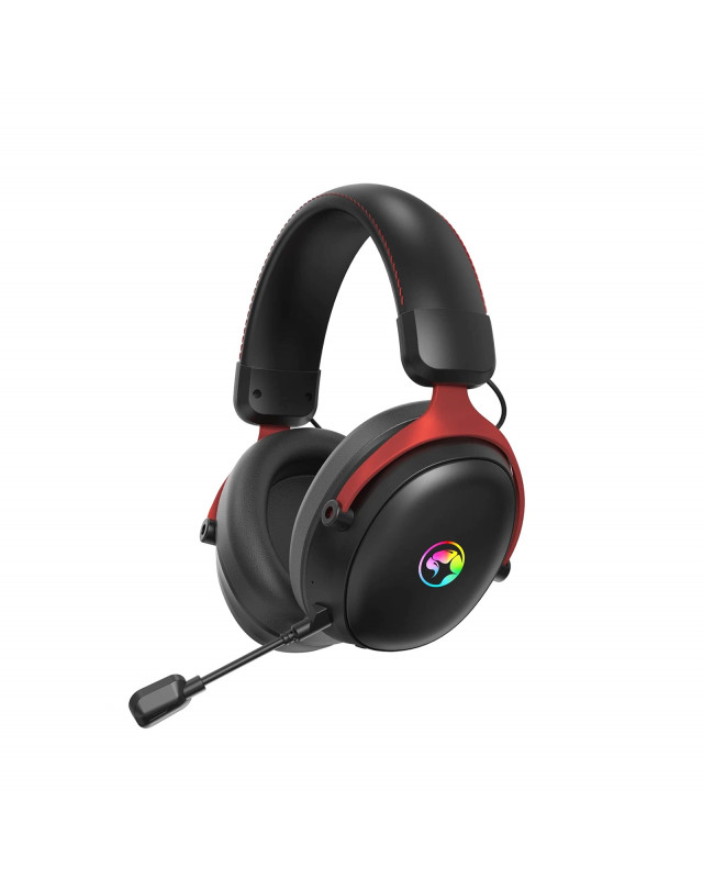 Marvo Scorpion HG9076W Tactic X Pro Wireless Bluetooth / USB-C RGB Gaming Headset (Black)