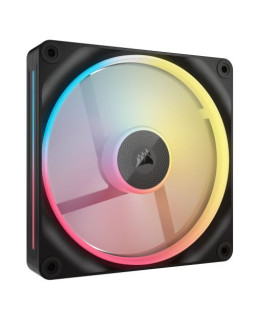Corsair iCUE LINK LX140-R 14cm PWM Reverse Blade RGB Case Fan, 18 RGB LEDs, Magnetic Dome Bearing, 2000 RPM, Black, Single Fan Expansion Kit