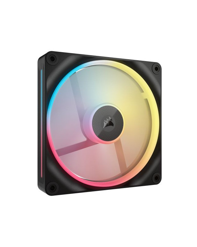 Corsair iCUE LINK LX140-R 14cm PWM Reverse Blade RGB Case Fan, 18 RGB LEDs, Magnetic Dome Bearing, 2000 RPM, Black, Single Fan Expansion Kit