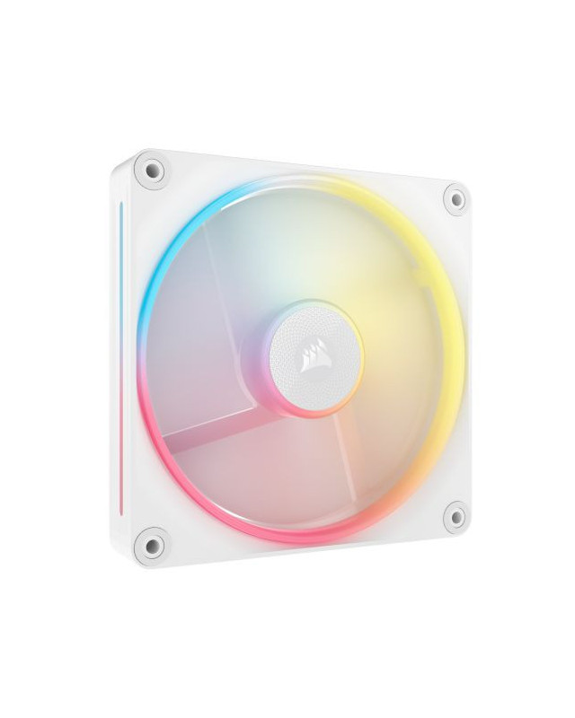 Corsair iCUE LINK LX140-R 14cm PWM Reverse Blade RGB Case Fan, 18 RGB LEDs, Magnetic Dome Bearing, 2000 RPM, White, Single Fan Expansion Kit