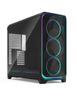 Fractal Design Meshify 3 XL Ambience Pro RGB (Black TG Light) w/ Light Tint Window, E-ATX, Mesh Front, 3x RGB Fans, Adjust Pro Hub, USB-C 20Gbps