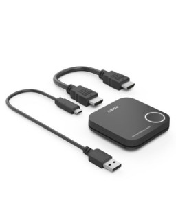 Hama Wireless to HDMI Display Adapter, Cast your Wireless Display / Miracast / Airplay / DLNA-enabled Devices onto a TV/Projector, USB Powered