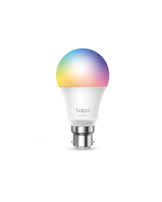 TP-LINK (TAPO L530B) Wi-Fi LED Smart Multicolour Light Bulb, Dimmable, App/Voice Control, Bayonet Fitting