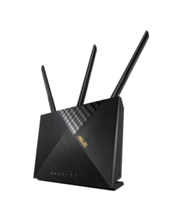 Asus (4G-AX56) Cat.6 300Mbps Dual Band AX1800 4G LTE Router, Wi-Fi 6, Captive Portal, AiProtection, 4 LAN, SIM Slot
