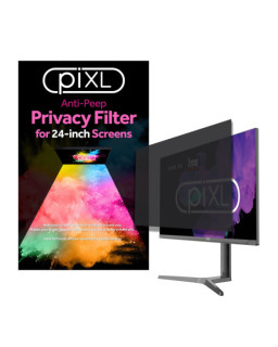 piXL 24-Inch Monitor Anti-Peep Privacy Screen Filter, Anti-Glare, Anti-Static, Blackout