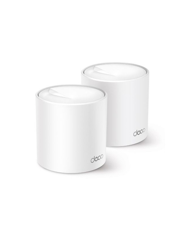 TP-LINK (DECO X50) AX3000 Dual Band Wireless Whole Home Mesh Wi-Fi 6 System, 2 Pack, 3x LAN, OFDMA & MU-MIMO, TP-Link HomeShield