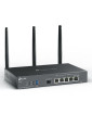 TP-LINK (ER706W) Omada AX3000 Gigabit VPN Wi-Fi Router, Dual Band, 6x GB Ports, USB 3.0, Mesh Technology, Abundant Security Feat
