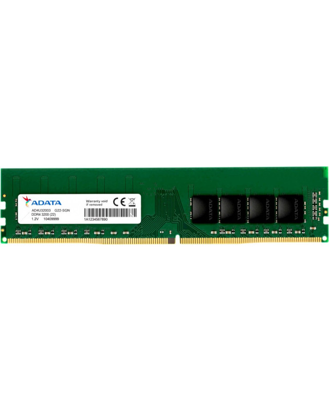Adata Premier AD4U320038G22-SGN  8GB DIMM System Memory, DDR4, 3200MHz, 1 x 8GB