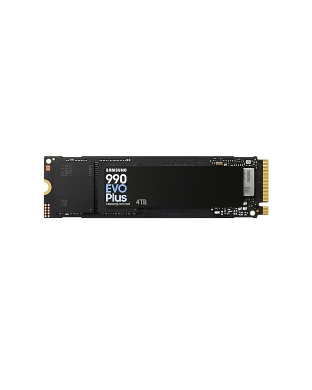 Samsung 4TB 990 EVO PLUS M.2 NVMe Gen4/5 SSD, M.2 2280, PCIe 4.0/5.0 x2, V-NAND, R/W 7250/6300 MB/s, 1050K/1400K IOPS
