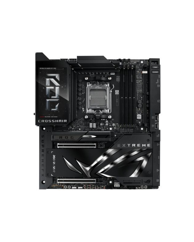 Asus ROG CROSSHAIR X870E EXTREME, AMD X870E, AM5, EATX, 4 DDR5, HDMI, 2 USB4, Wi-Fi 7, 10G & 5G LAN, 5" Colour LCD, 5x M.2