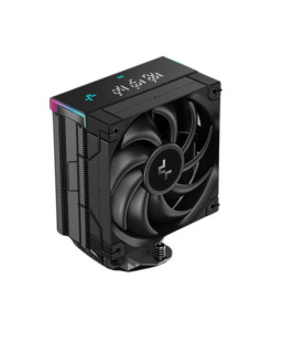 DeepCool AK400 Digital Pro CPU Air Cooler, ARGB Fan & Digital Display, 120mm PWM Fan, 4 Copper Heatpipes, Quiet Operation, Intel & AMD Compatible Black