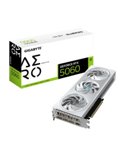 Gigabyte NVIDIA GeForce RTX 5060 Aero OC 8GB GDDR7 Graphics Card, 3840 CUDA Cores, 2595 MHz Core Clock, Triple Fan, 3x DisplayPorts / 1x HDMI Port