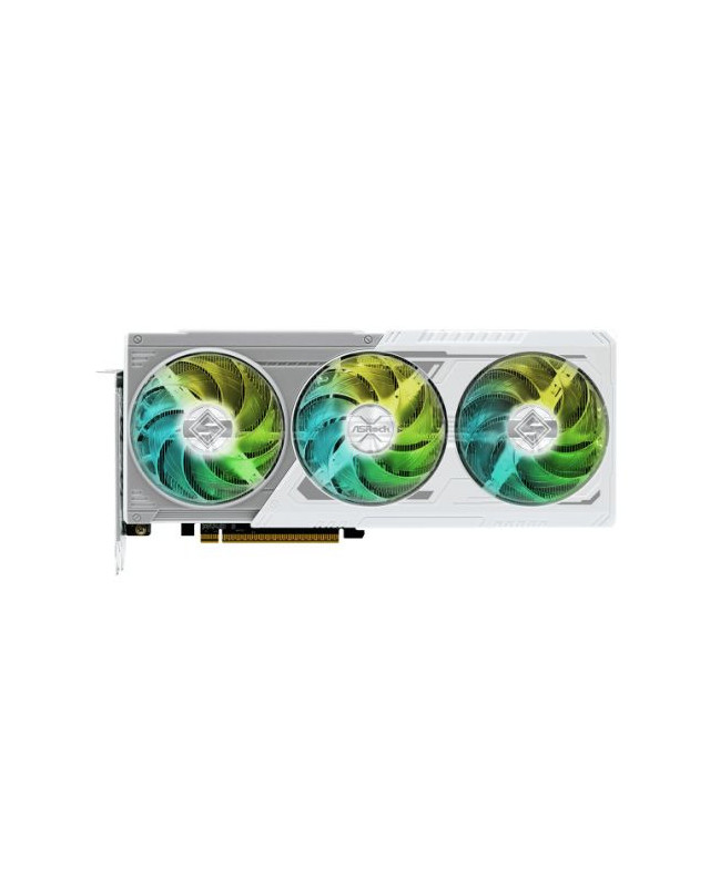 Asrock RX9060 XT Steel Legend 16GB OC, PCIe5, 16GB DDR6, HDMI, 2 DP, 3320MHz Clock, RGB Lighting, Overclocked, White