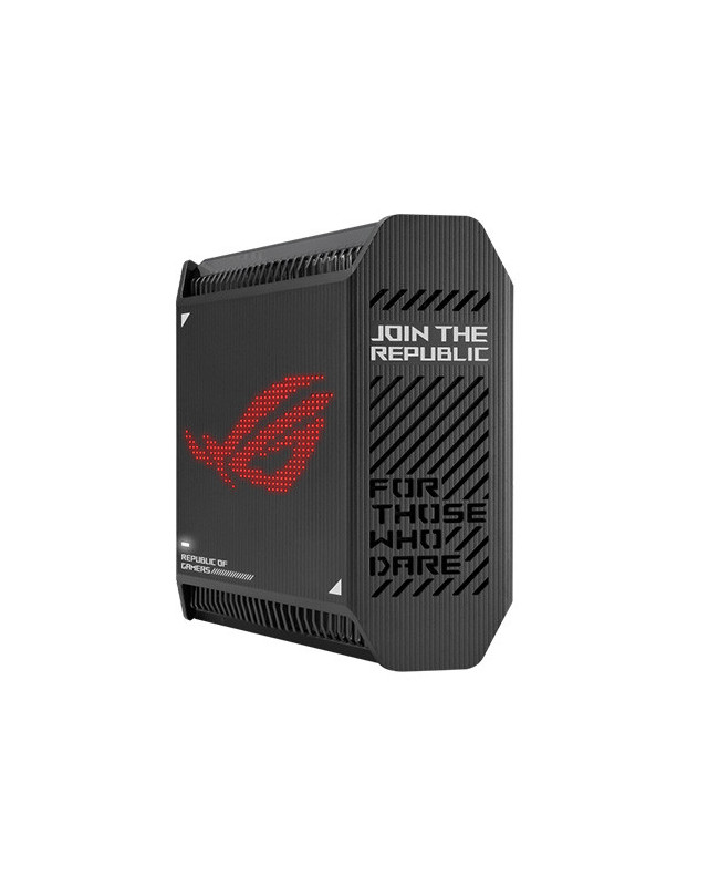 Asus (GT6 1-Pack Black) ROG Rapture AX10000 Tri-Band Gaming Mesh Wi-Fi 6 System, 2.5G LAN, AiMesh, RangeBoost Plus, AiProtection Pro, RGB
