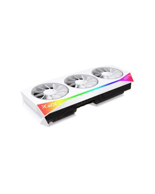 XFX Mercury RX9070 XT OC White Magnetic Air Edition with RGB, PCIe5, 16GB DDR6, HDMI, 3 DP, 3100MHz Clock, Overclocked