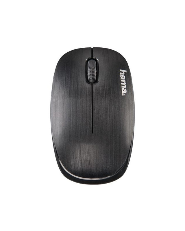 Hama MW-110 Wireless Optical Mouse, 3 Buttons, USB Nano Receiver, Black