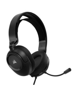Corsair HS35 v2 Multiplatform Wired Gaming Headset, 3.5mm Jack, Suspended Fabric Headband, 50mm Neodymium Drivers, Carbon