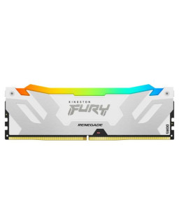 Kingston Fury Renegade RGB 32GB, DDR5, 6400MHz, CL32, 1.4V, ECC, XMP 3.0, PMIC, DIMM Memory, White