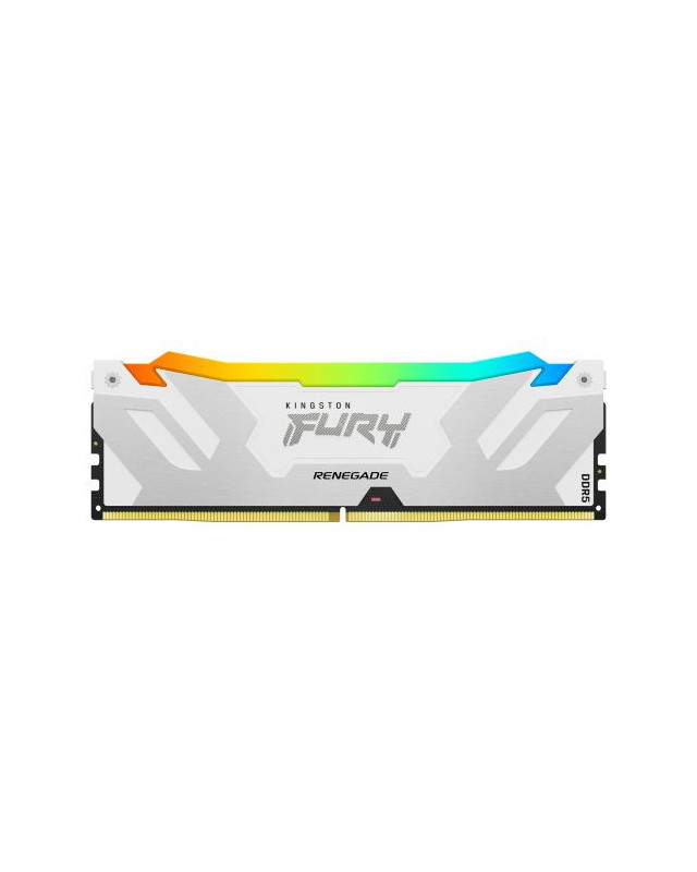 Kingston Fury Renegade RGB 32GB, DDR5, 6400MHz, CL32, 1.4V, ECC, XMP 3.0, PMIC, DIMM Memory, White