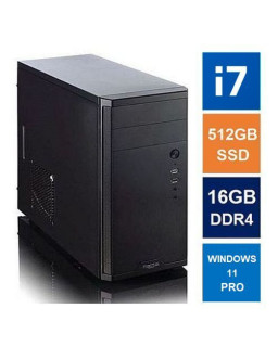 Spire MATX Tower PC, Fractal Core 1100 Case, i7-14700, 16GB DDR4, 512GB SSD, Corsair 550W, No Optical, KB & Mouse, Windows 11 Pro