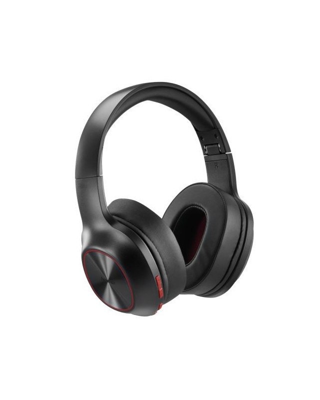 Hama (Spirit Calypso III) Bluetooth Headset w/ Mic, Bass Boost, Foldable, Passive Noise Suppression, Up to 60hrs Battery, Black