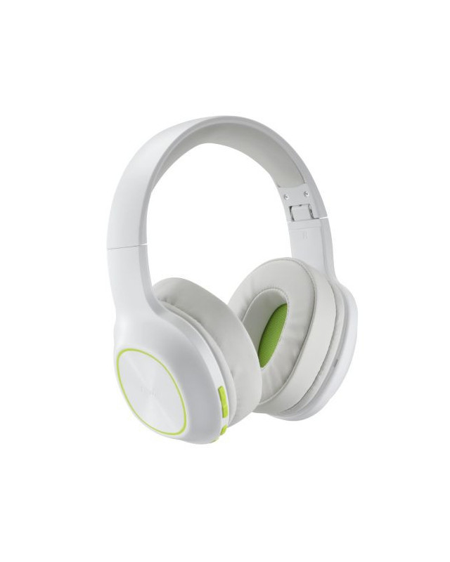 Hama (Spirit Calypso III) Bluetooth Headset w/ Mic, Bass Boost, Foldable, Passive Noise Suppression, Up to 60hrs Battery, White