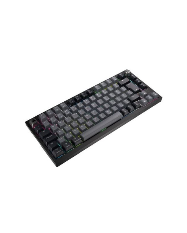 Corsair K65 PLUS Wireless Compact 75% Mechanical RGB Gaming Keyboard, Wireless/Btooth/USB, MLX Red Linear Switches, Sound Dampening, Black