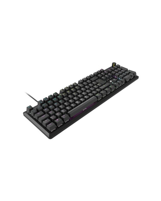Corsair K70 CORE RGB Mechanical Gaming Keyboard, USB, Red Linear Switches, Sound Dampening, Rotary Dial, Aluminium Top Plate, Black