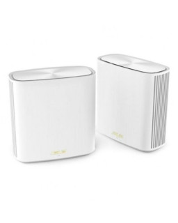 Asus (ZenWiFi XD6S) AX5400 Dual-Band Wi-Fi 6 Routers, 2 Pack, 1x GB LAN, GB WAN, AiMesh Tech, Tri-Core Processor, White