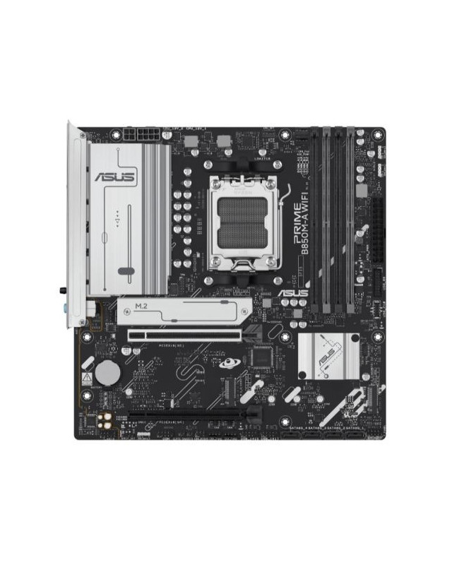 Asus PRIME B850M-A WIFI, AMD B850, AM5, Micro ATX, 4 DDR5, HDMI, 2 DP, Wi-Fi 6E, 2.5G LAN, 3x M.2