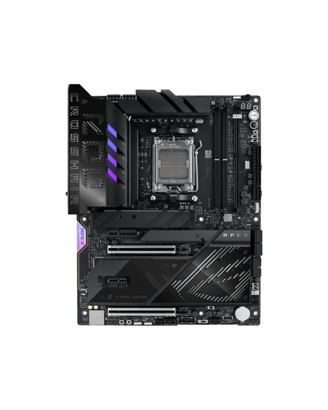 Asus ROG CROSSHAIR X870E APEX, AMD X870E, AM5, ATX, 2 DDR5, 2 USB4, Wi-Fi 7, 5G LAN, PD 60W, RGB, 5x M.2