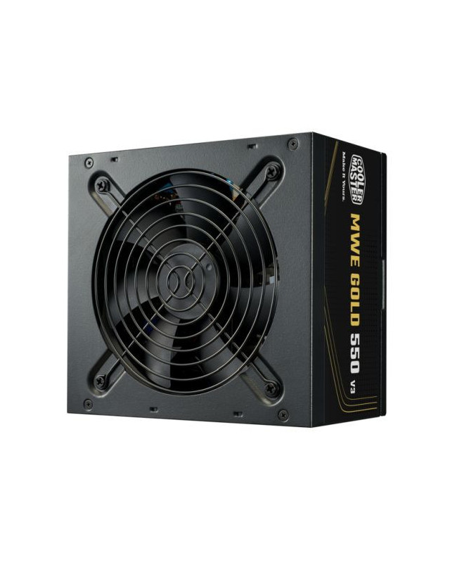Cooler Master 550W MWE Gold V3 ATX 3.1 PSU, Fully Wired, HDB Bearing Fan, 80+ Gold