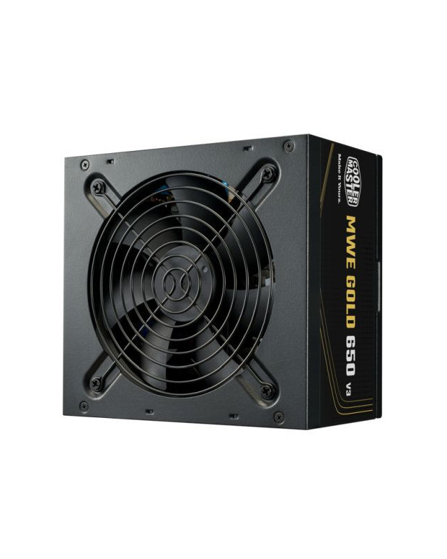 Cooler Master 650W MWE Gold V3 ATX 3.1 PSU, Fully Wired, HDB Bearing Fan, 80+ Gold