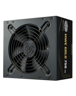 Cooler Master 750W MWE Gold V3 ATX 3.1 PSU, Fully Wired, HDB Bearing Fan, 80+ Gold