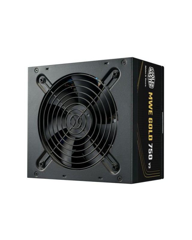 Cooler Master 750W MWE Gold V3 ATX 3.1 PSU, Fully Wired, HDB Bearing Fan, 80+ Gold