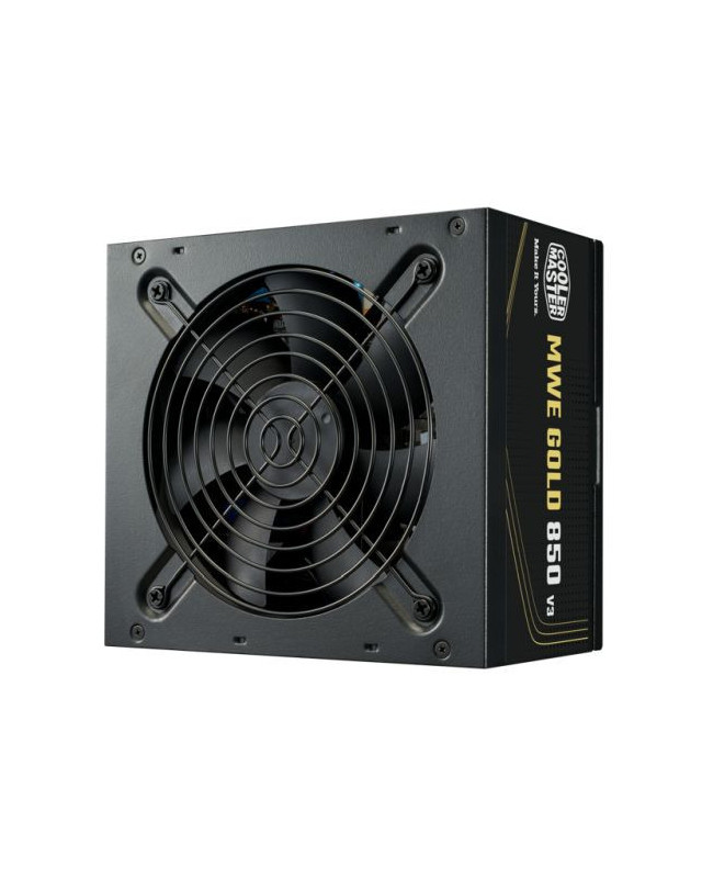 Cooler Master 850W MWE Gold V3 ATX 3.1 PSU, Fully Wired, HDB Bearing Fan, 80+ Gold