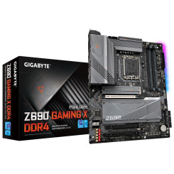 Gigabyte Z690 GAMING X DDR4 Motherboard, Intel Socket 1700, 12th Gen, 4 x PCIe 4.0, ATX, USB 3.2 Type C, RGB, 2.5GbE LAN