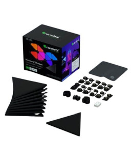 Nanoleaf Shapes Limited Edition Ultra Black Mini Triangles Expansion Pack (10-Panels), RGB *Expansion Kit Only*