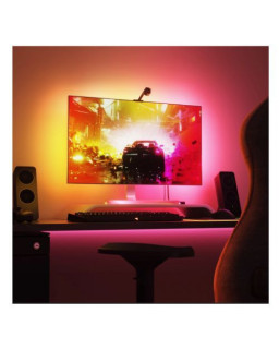 Nanoleaf 4D Screen Real-time Mirroring + Lightstrip Kit, ARGB, Mirrors Action/Music on PC/TV using Camera, 5.2Metre, For Monitors/TVs up to 85"
