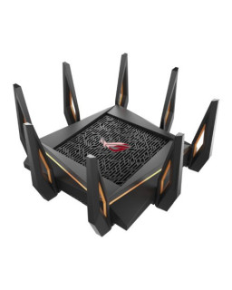 Asus (GT-AX11000) ROG Rapture AX11000 Wireless Tri-Band Gaming Wi-Fi 6 Router, 802.11ax, Quad Core CPU, AiMesh, RGB