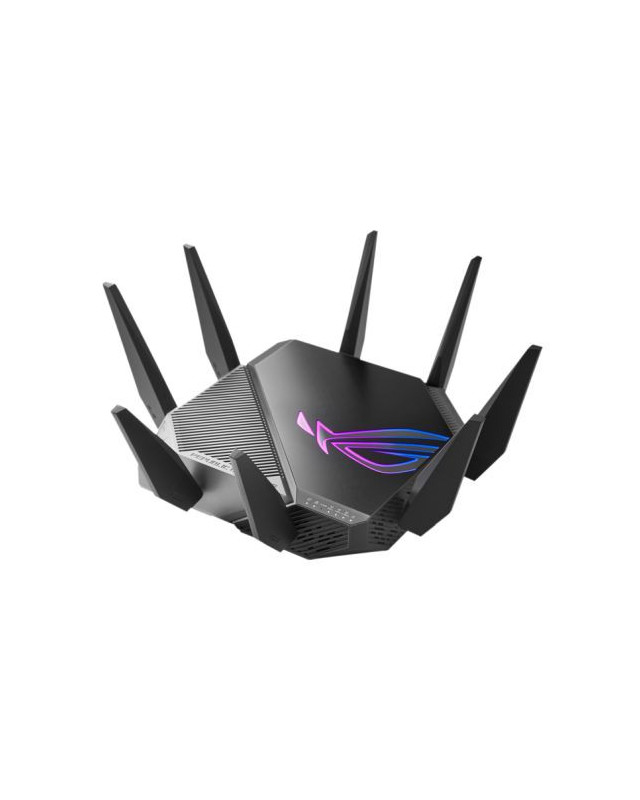 Asus (GT-AXE11000) ROG Rapture AXE11000 Wi-Fi 6E Tri-Band Gaming Wi-Fi 6 Router, 6GHz Band, 2.5G WAN/LAN port, RGB, AiMesh, Game Acceleration