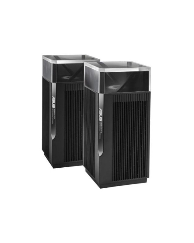 Asus (ZenWiFi Pro XT12) AX11000 Tri-Band Mesh Wi-Fi 6 Routers, 2 Pack, AiMesh Tech, 2.5G WAN, 2.5G LAN, 2x GB LAN, OFDMA, MU-MIMO