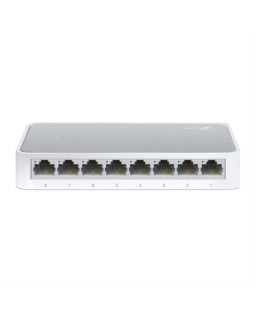 TP-LINK (TL-SF1008D V12) 8-Port 10/100 Unmanaged  Desktop Switch, Plastic Case