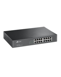 TP-LINK (TL-SF1016DS) 16-Port 10/100Mbps Unmanaged Desktop/Rackmount Switch, 13-inch Steel Case
