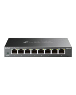 TP-LINK (TL-SG108E) 8-Port Gigabit Easy Smart Switch, Steel Case