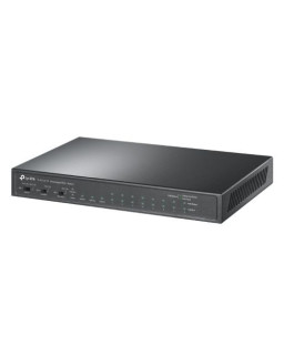 TP-LINK (TL-SL1311P) 8-Port 10/100Mbps + 3-Port Gigabit Desktop Switch with 8-Port PoE+, GB SFP Port