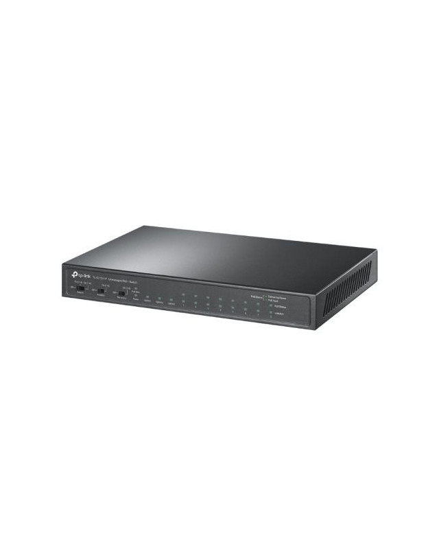 TP-LINK (TL-SL1311P) 8-Port 10/100Mbps + 3-Port Gigabit Desktop Switch with 8-Port PoE+, GB SFP Port