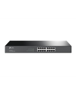 TP-LINK (TL-SG1016) 16-Port Gigabit Unmanaged Rackmount Switch, Steel Case